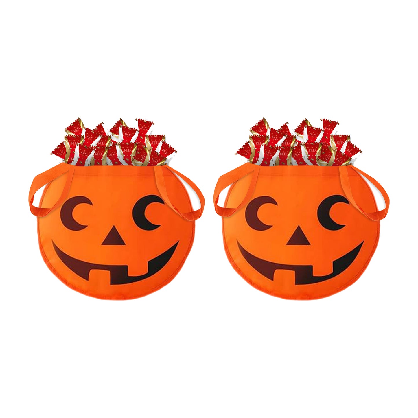 RED Delight®™ 100 Count Diamond Truffles With 2 Halloween Trick or Treat Bags