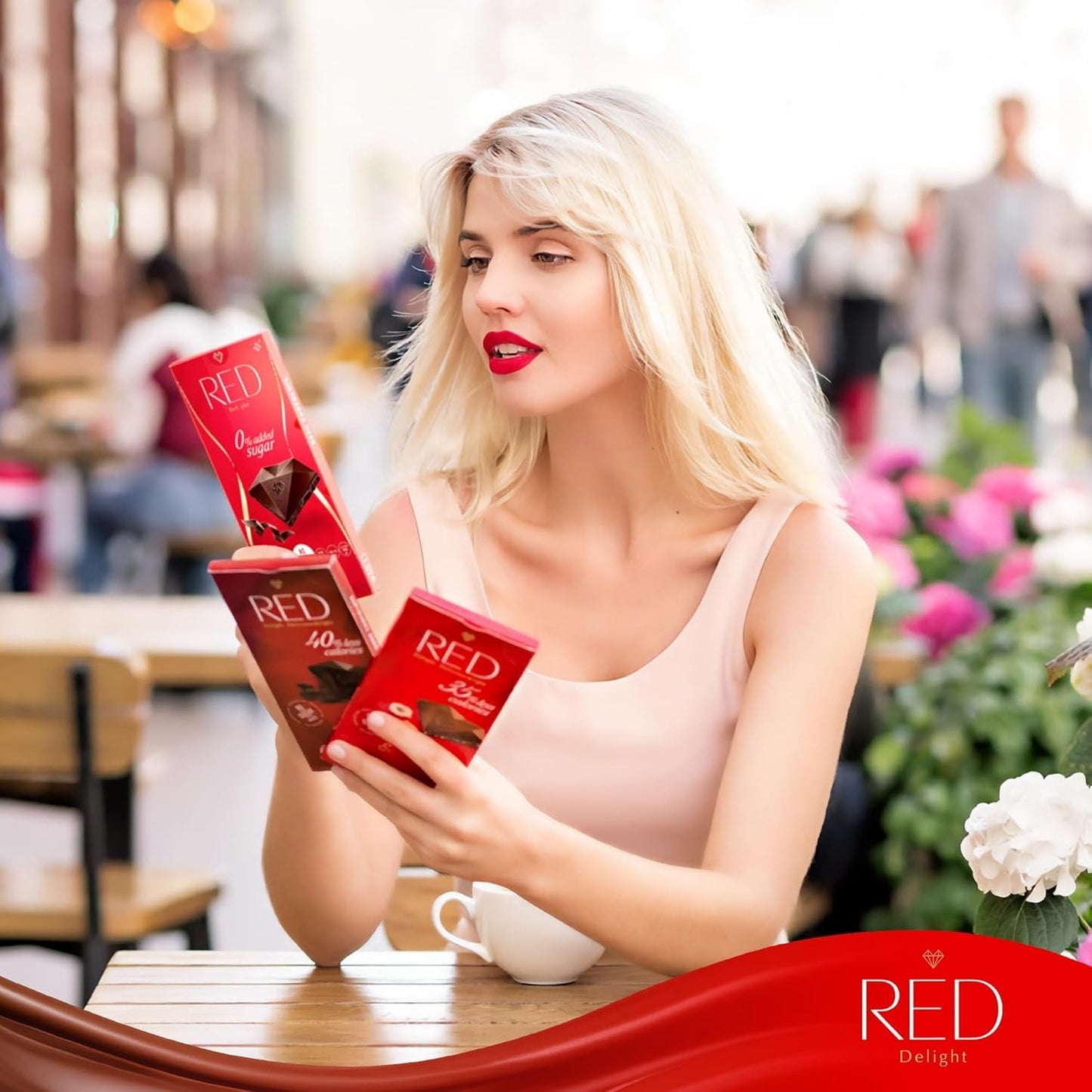 RED Delight®™ Dark Chocolate Bars