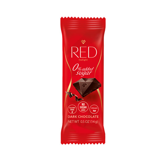 RED Delight®™ Individually Wrapped Bite Size Dark Chocolate Bars