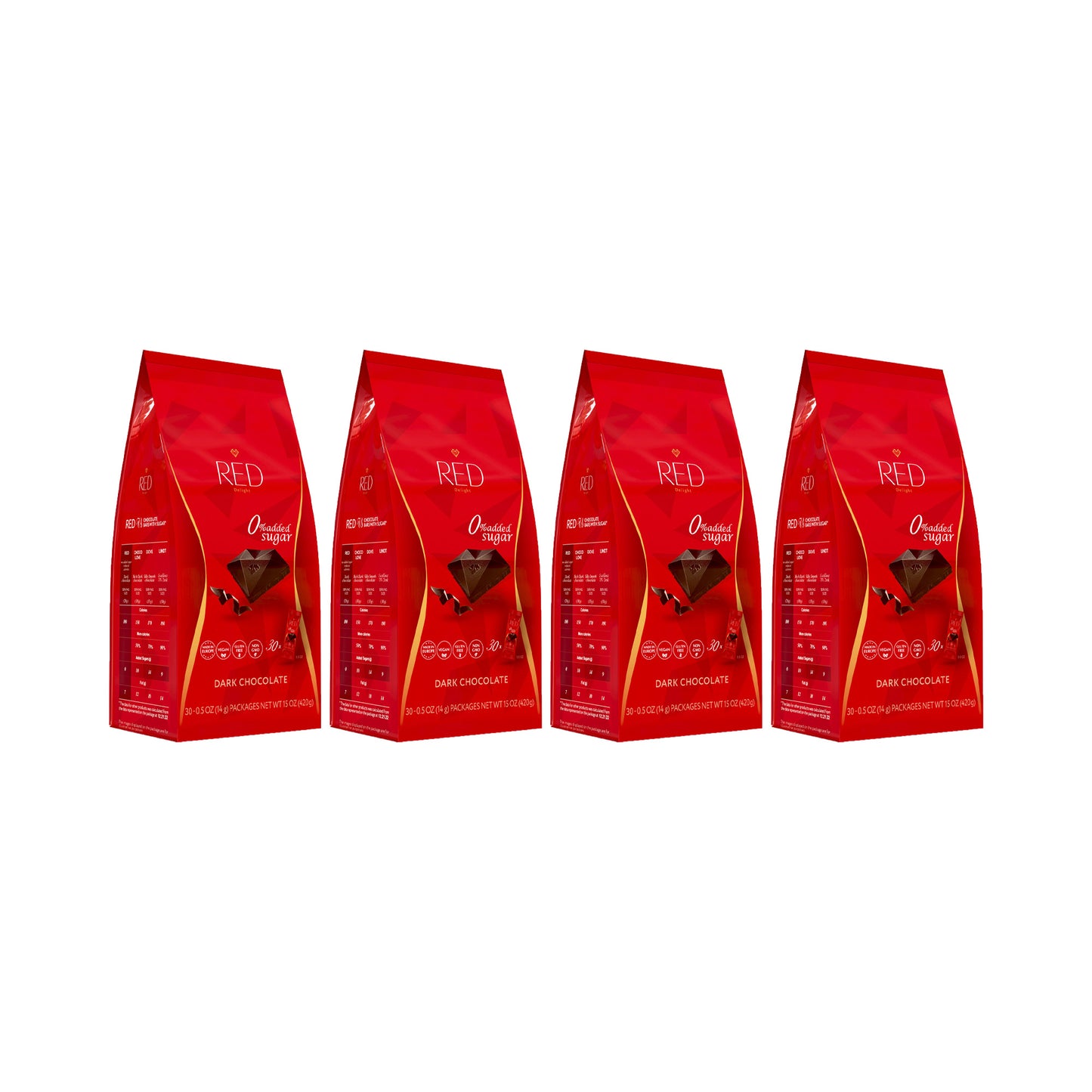 RED Delight®™ Dark Chocolate Bars
