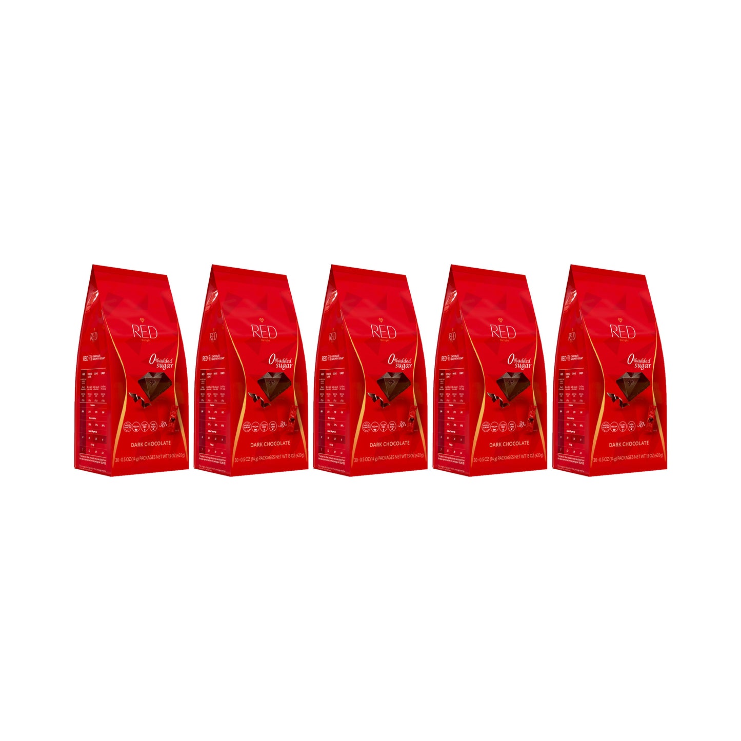RED Delight®™ Dark Chocolate Bars