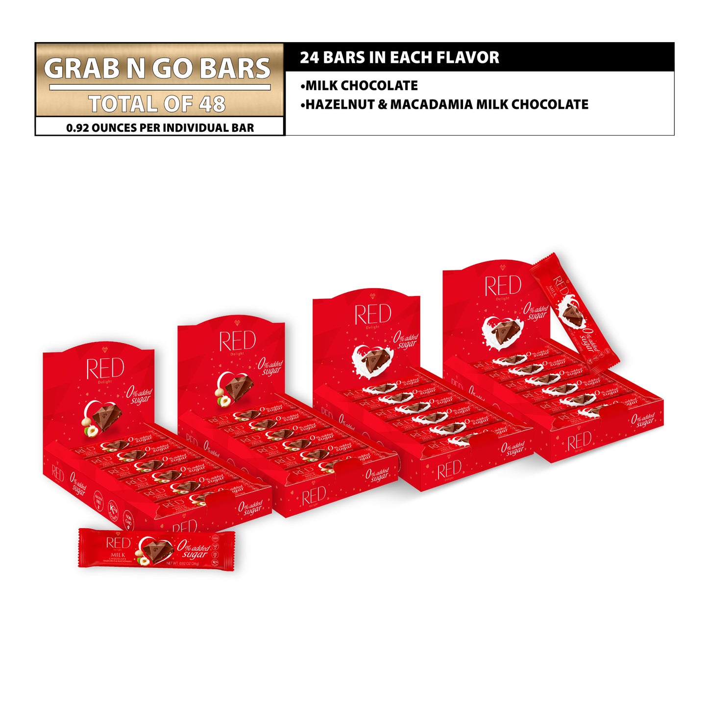 RED Delight®™ Milk Chocolate Lover Packages