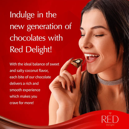 RED Delight®™ Valentine’s Day Gift With Milk Chocolate Truffles And A 14" Plush Teddy Bear