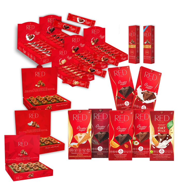 Red Chocolette Variety Packs – RED Delight Chocolate