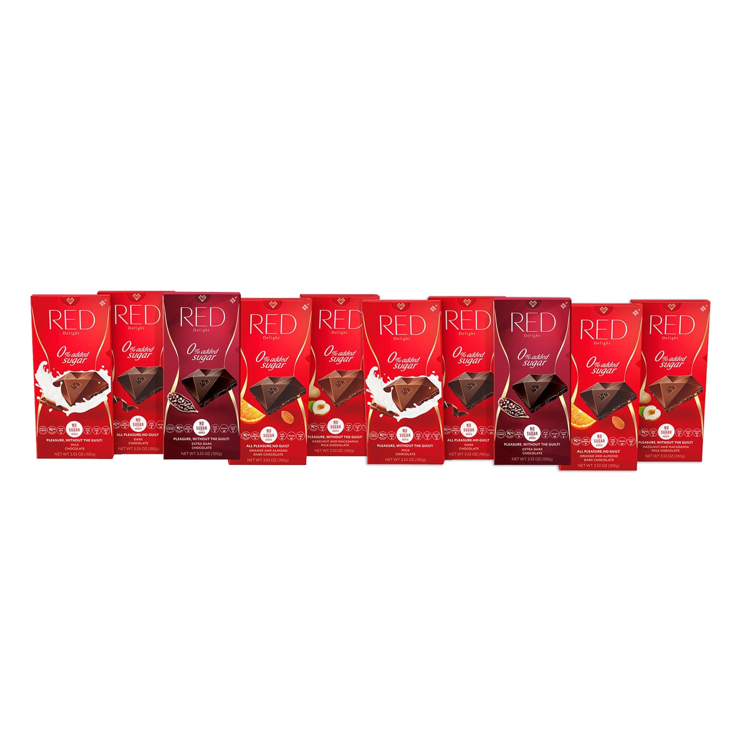 Red Chocolette Shop RED Delight Chocolate Variety Packs - Indulge in Delicious ...