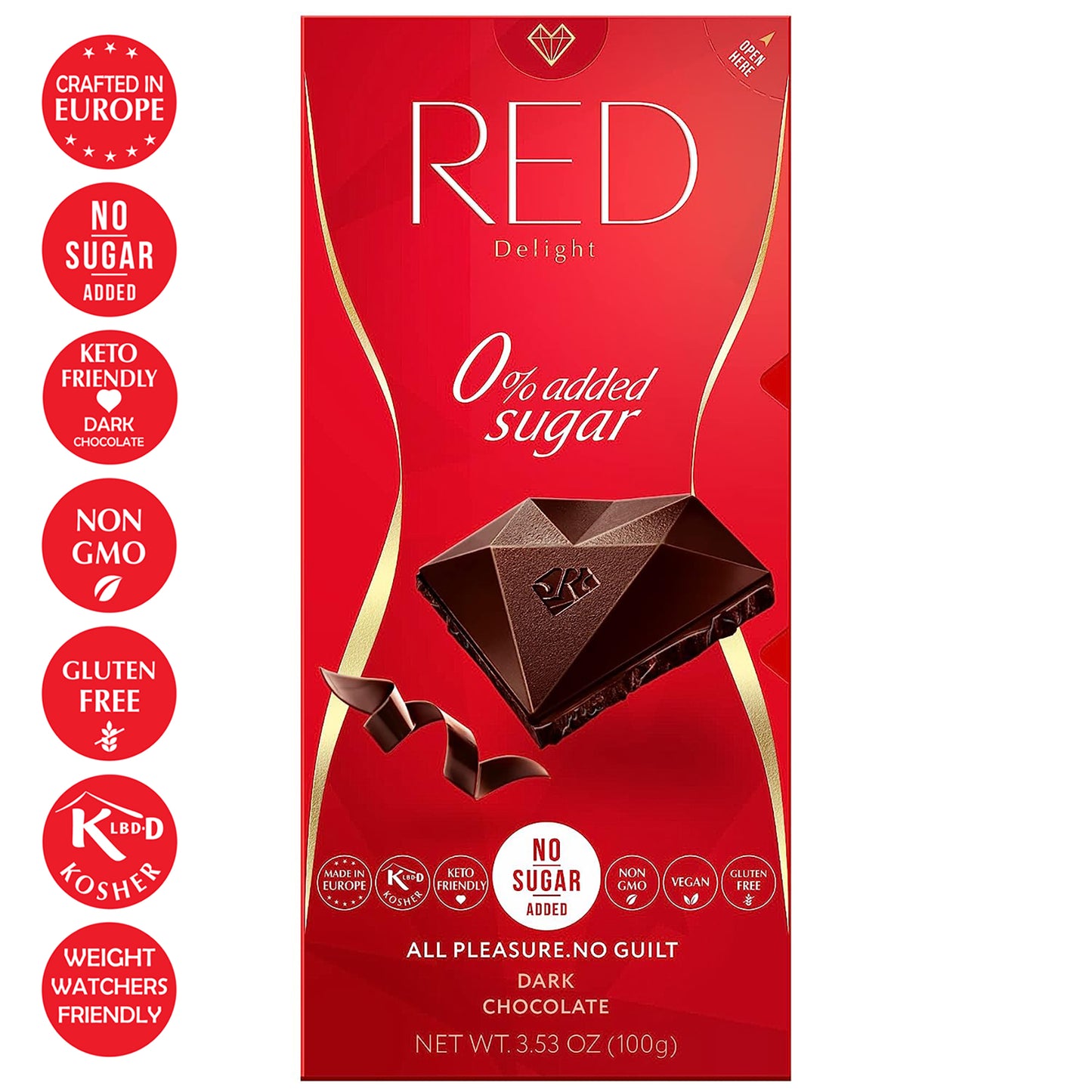 RED Delight®™ Dark Chocolate Showbox