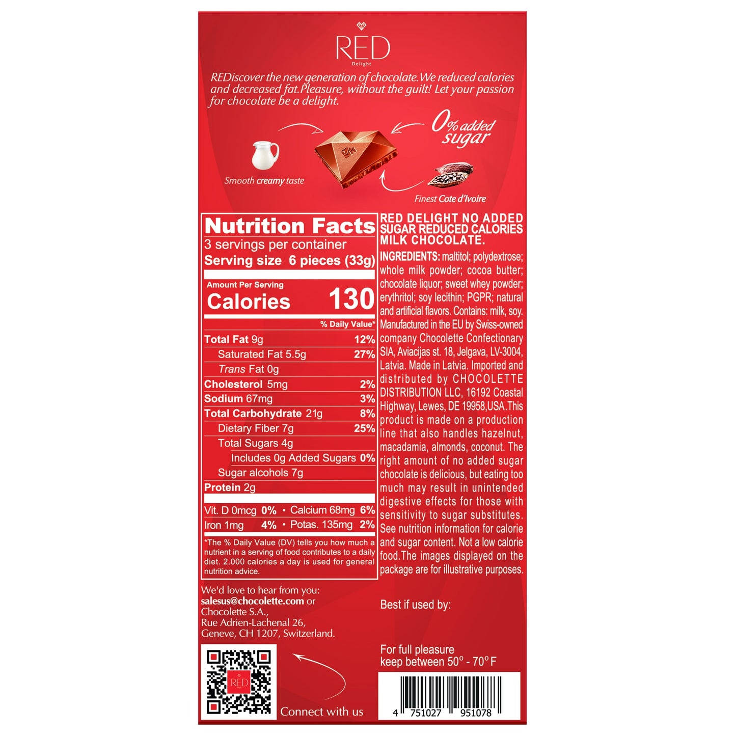 RED Delight®™ Milk Chocolate Showbox