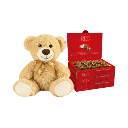 RED Delight®™ Milk Chocolate Diamond Truffles - with Coconut Filling