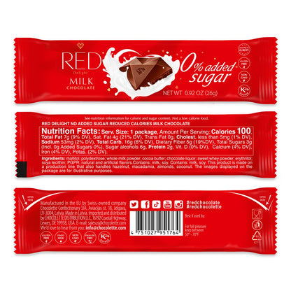 RED Delight®™ Milk Chocolate Grab N Go Showbox