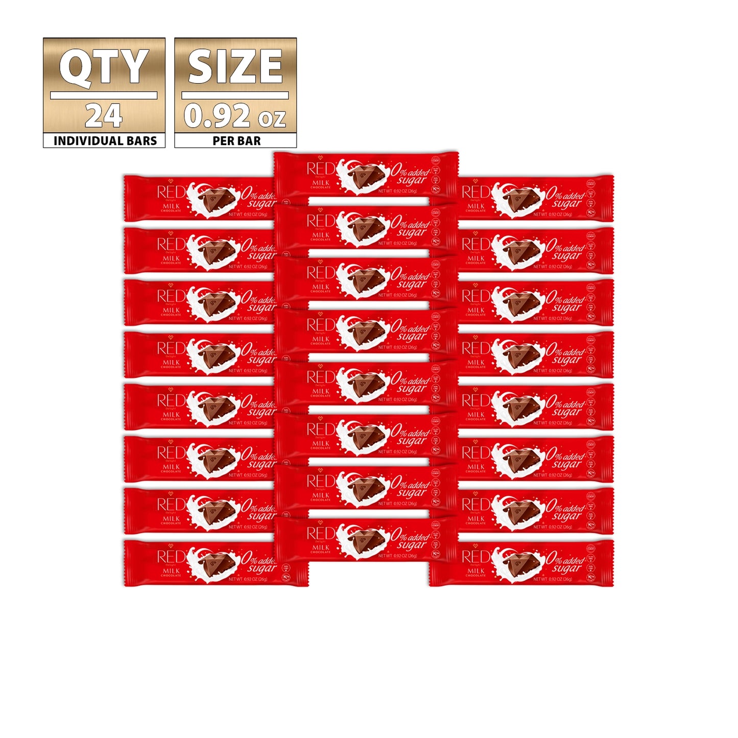 RED Delight®™ Milk Chocolate Bars