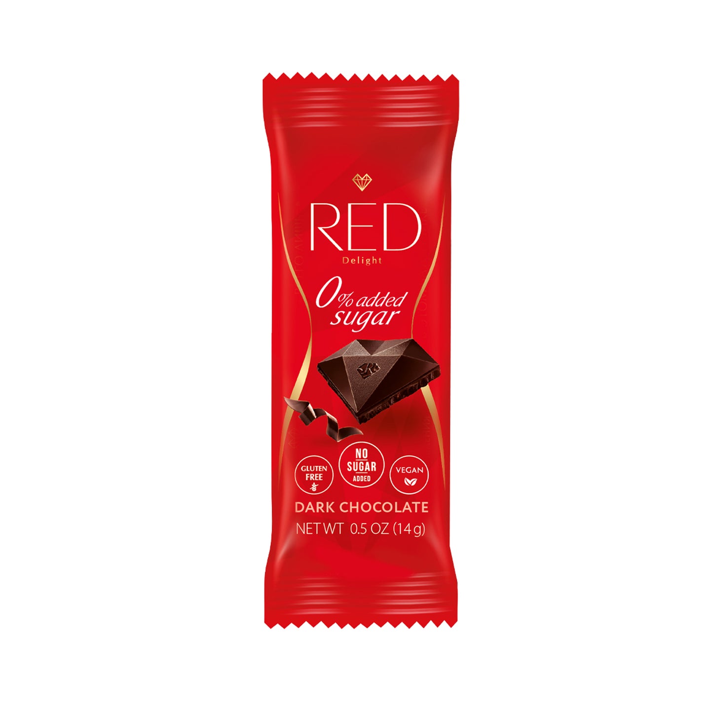 RED Delight®™ Bite Size Dark Chocolate Bars With A Plush Teddy Bear