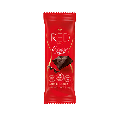 RED Delight®™ 50 Count Bite Size Dark Chocolate Bars With 1 Halloween Trick or Treat Bag