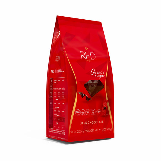 Barras de chocolate amargo RED Delight®™ 