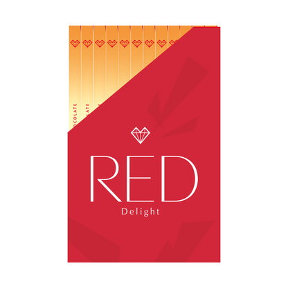 RED Delight®™ Blonde Caramelized White Chocolate Showbox