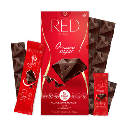 RED Delight®™ Dark Chocolate Bars