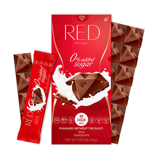 RED Delight®™ Milk Chocolate Bars