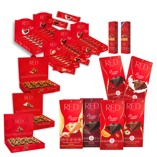 RED DELIGHT COMPLETE CHOCOLATE LOVER PACKAGE