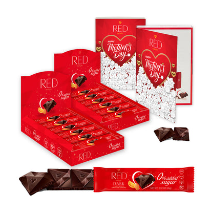 RED Delight®™ Grab N Go Chocolate Bars With Exclusive Mother's Day Packaging Featuring A Note Card