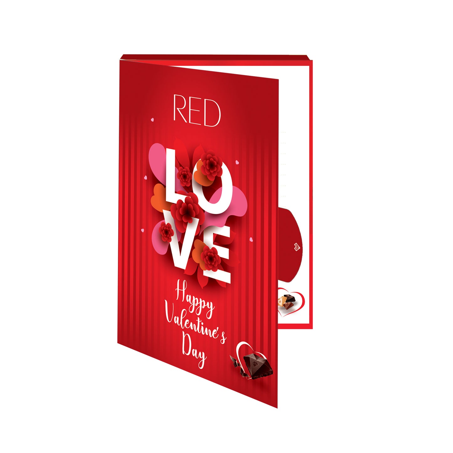 RED Delight®™ Grab N Go Chocolate Bars With Exclusive Valentine's Day Packaging Featuring A Note Card And A 14" Plush Teddy Bear