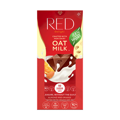 RED Delight®™ Vegan, Oat Milk, Orange and Almond Chocolate Showbox